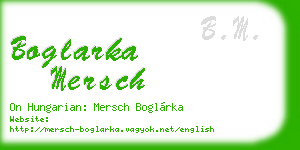 boglarka mersch business card